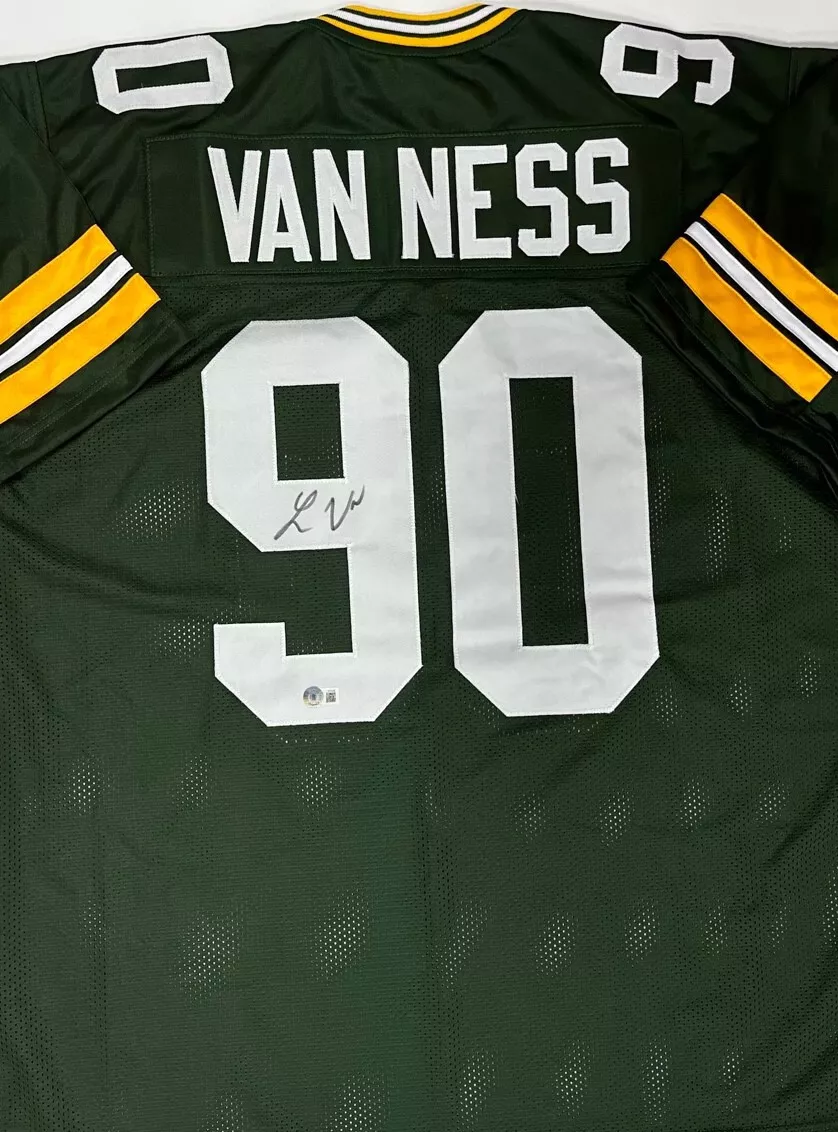 Nike Men's Green Bay Packers Lukas Van Ness Green Game Jersey