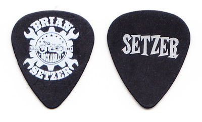 ミュージシャン 1990 Stray Cats Guitar Pick Brian Setzer Stray Cats Singer Brian Setzer 'Memba Him?!