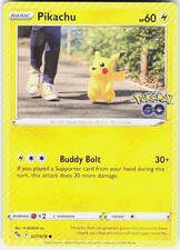Pikachu 27 Pokemon Pokemon GO 027/078 quasi nuovo