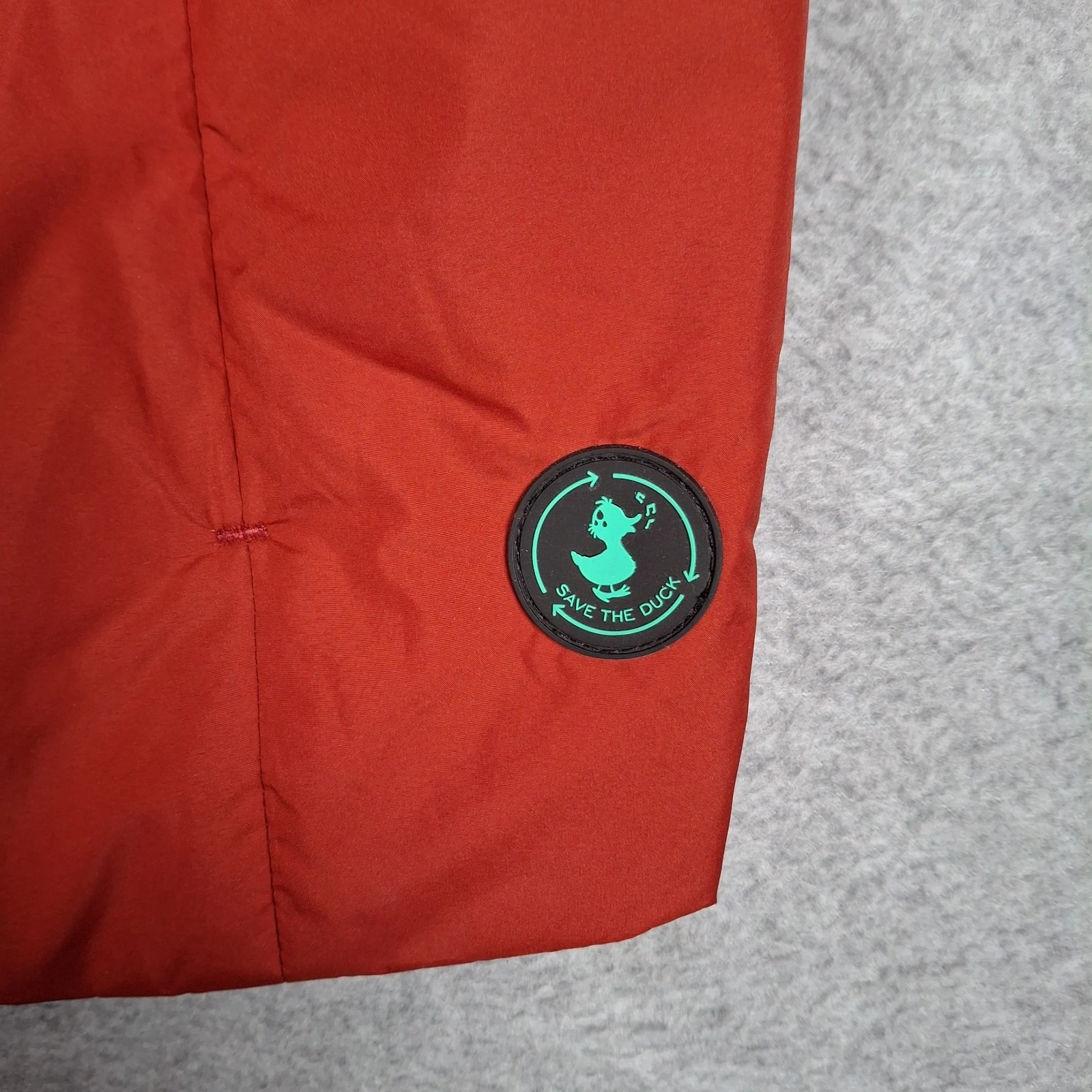 Save The Duck Tucana Vest Men XXL Burnt Orange Plumtech Eco Friendly Zip Pockets image 3