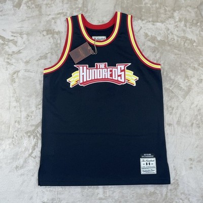   The Hundreds  . × Mitchell & Ness  Atom Bomb   Basketball Men s Jersey M NWT
