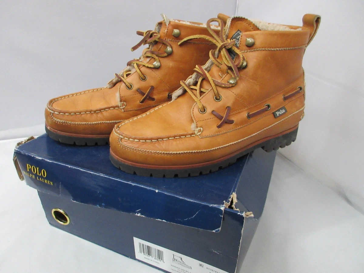 RARE 1993 NOS Polo Ralph Lauren Sportsman Chukka Boots Lug Sole Made in USA 8 D Amazon.com | POLO RALPH LAUREN Mens Fashion Casual | Chukka main image 2