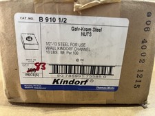 Box of (83) T&B Kindorf B-910-1/2 Steel Strut Nut 1/2"-13 Thread