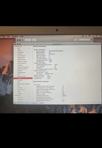 MacBook Air 11-inch, Early 2014, Silver, 1.4 GHz Intel Core i5, 128GB SSD - Picture 8 of 8