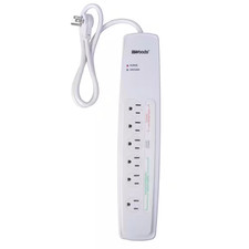 3 Ft. 6-Outlet Energy Saving Surge Protector