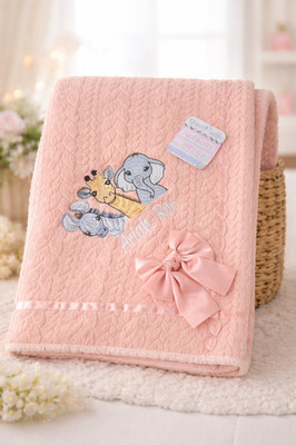 Personalisierte Babydecke 2024 bestickt Junge Mädchen Geburt Geschenk SAFARI TIERE