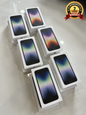 New Sealed Apple iPhone SE 3rd Gen (2022) 64-256GB Factory Unlocked ALL GSM+CDMA