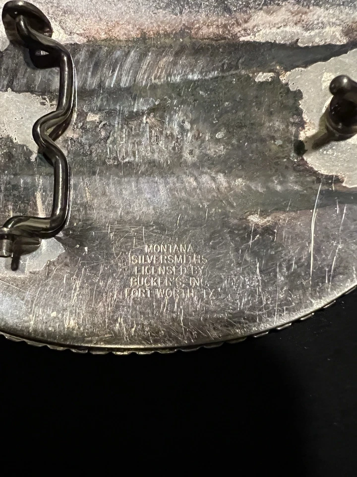 Montana Silversmiths Royal Pain King Kong Belt Buckle 1998 world champion  - Image 3 of 3