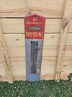 Vintage PRESTONE ANTI-FREEZE Thermometer - Porcelain & Metal, 36"x9" — photo 1
