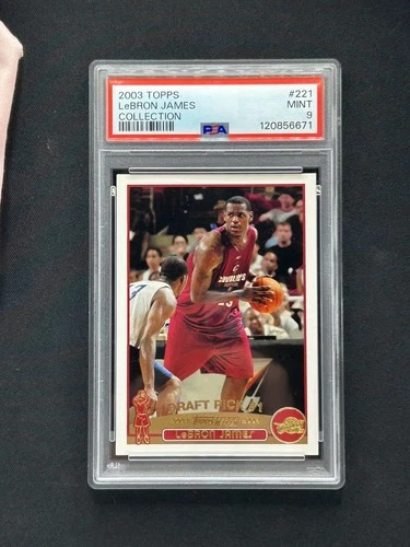 2003-04 Topps Collection - Lebron James #221 - Rookie Card RC - PSA 9 - GOAT?