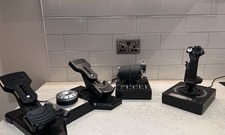 Logitech Saitek X56 HOTAS Joystick & Throttle + Rudder Pedals MSFS / DCS USB