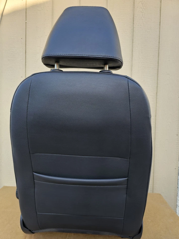 Volkswagen Jetta Wolfsburg MK5 2006-2010 Vin K negro asiento manual izquierdo conductor Foto 4 de 4