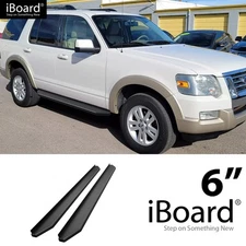 APS Running Board Black 6" Fit Ford Explorer Sport Trac 07-10