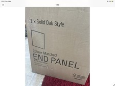 B & Q kitchen color match panel solid oak style. 570x 16x720.