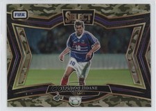 2024-25 Panini Select FIFA Field Level Camo Prizm /135 Zinedine Zidane #249 12wc