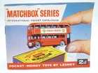 VINTAGE MATCHBOX LESNEY 1961 INTERNATIONAL POCKET COLLECTOR CATALOGUE 32 PAGES