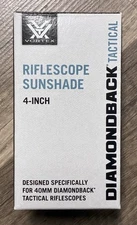 Vortex Optics Diamondback 40mm - 4" Tactical Riflescope Sunshade