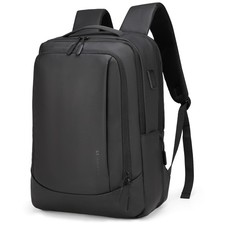 38L Travel Backpack for 17" Laptop, USB-C Port, Expandable Carry-On Bag