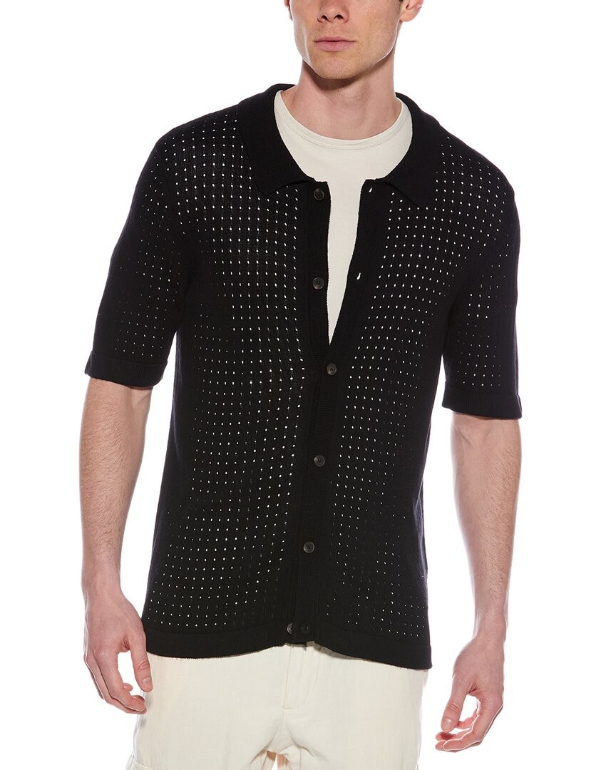 Мужская рубашка поло из открытой вязки Truth