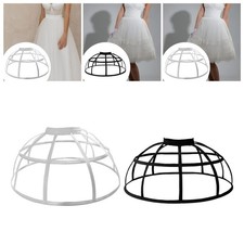 Robe à paniers, jupon, jupon à cerceaux, tournure à cage pour demoiselle