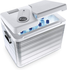 Mobicool Q40 AC/DC Elektrische K&uuml;hlbox 39L &ndash; 12V Und 230V &ndash; Tragbare Alu-K&uuml;hlbox