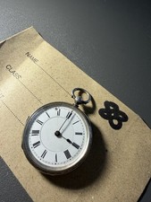 Victorian Sterling Silver Pocket Watch   Birmingham 1876   Swiss - Spares/Repair