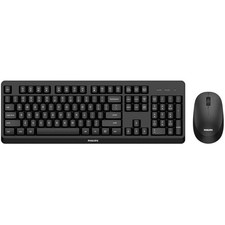 Philips SPT6307B wireless mouse keyboard set - 2.4 GHz, ergonomic design and 1,6