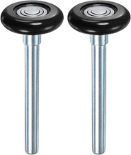 2-Pack Nylon Garage Door Rollers, 1.8"/ 46mm Quiet Garage Door Wheels 4.3"/ 108m