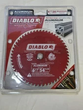 FREUD Diablo D0654N 6-1/2" x 54T Aluminum Cutting Circular Saw Blade Carbide