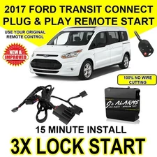 2017 Ford Transit Connect Remote Start Plug and Play Easy Install 3X Lock FO1C