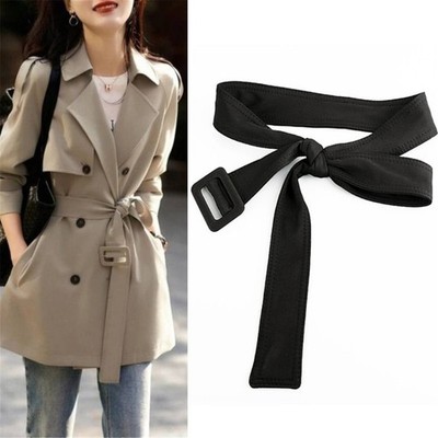 Trench Coat Belt Comfortable Overcoat Belt for Men and Women Adults