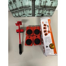 Furniture Mover Tool Kit 5PCS Heavy Duty Moving Sliders with Lifting Bar