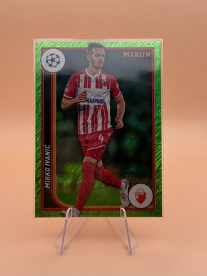 2023-24 TOPPS Merlin Chrome UEFA Club Competitions Nummerierte zur Auswahl