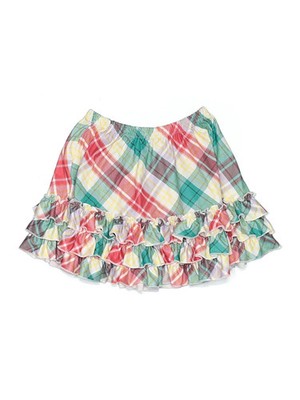 Mia Belle Girls Girls Green Skirt 6