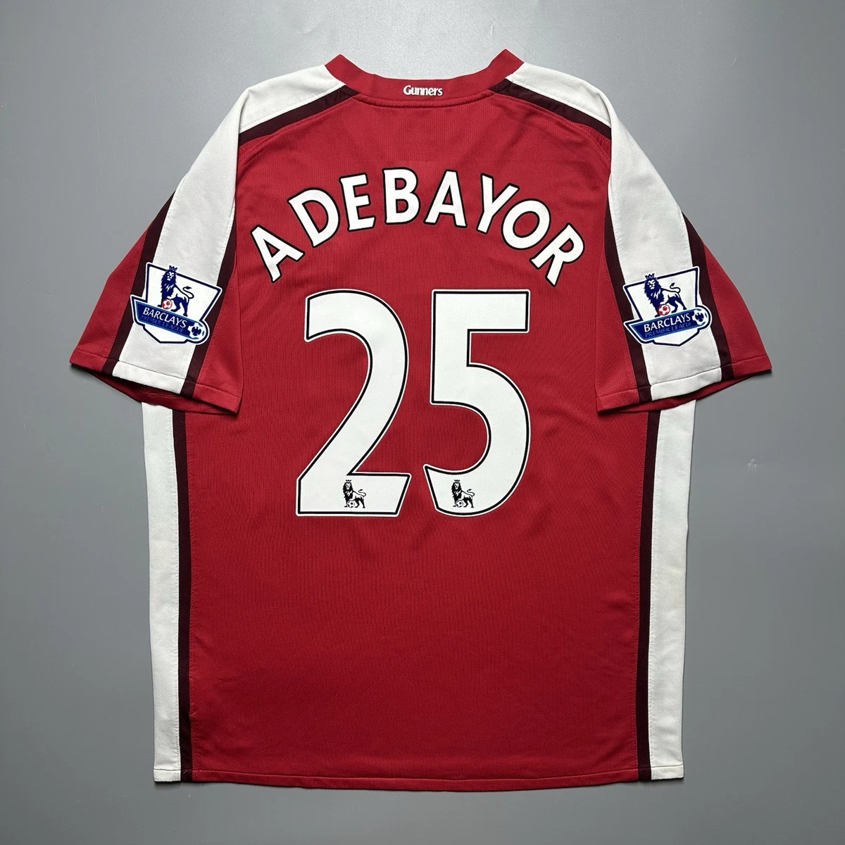 Nike Arsenal Adebayor 25 ユニフォーム XL ARSENAL NIKE 2008/2010 FOOTBALL HOME JERSEY #25 ADEBAYOR SIZE “XL