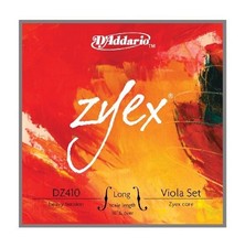 D'Addario Zyex Viola String Set, Long Scale, Heavy Tension