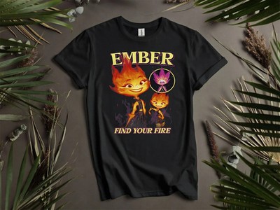 Disney Pixar Elemental Find Your Fire Ember T-shirt