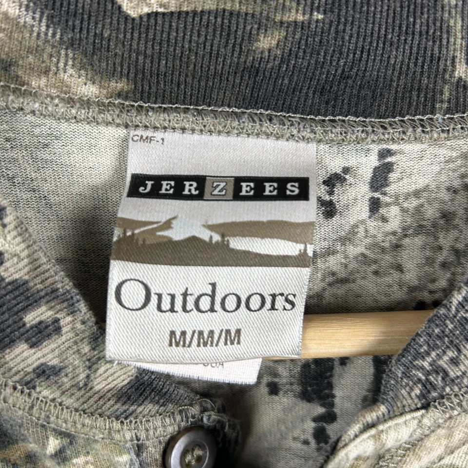 Vintage Jerzees Outdoors Mossy Oak Camo Pocket T-Shirt Mens Size M Medium - image 2 of 4