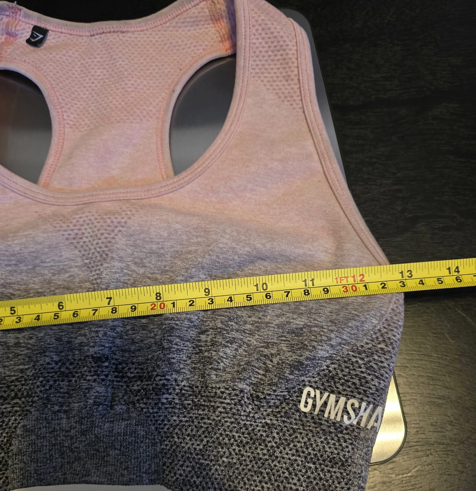 gymshark ombre tank-bra