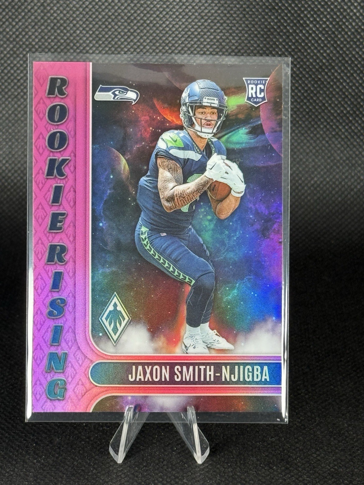 2023 Panini Phoenix Rookie Rising Pink #9 Jaxon Smith-Njigba #/175 (T1)