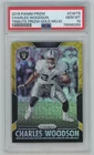 2016 Panini Prizm Tribute Charles Woodson /10 Gold Mojo PSA 10 #CWT-6 Raiders