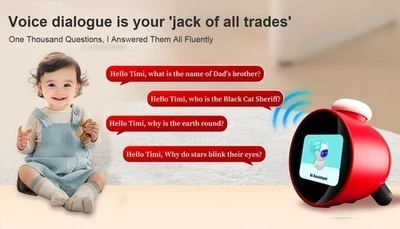 WiFi AI Smart Clock Bluetooth 5.0 Display Speaker Clock Connection - Image 3 of 4