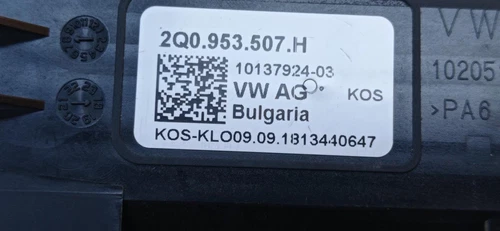 2Q0953507H Mando Multifuncion para SEAT IBIZA (KJ1) FR 2018 114617 - Imagen 3 de 10