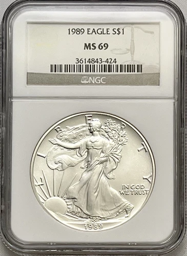 1989 NGC MS69 Silver Eagle