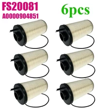 6 PACK NEW FS20081 Fuel Filter Water Separator Fits For Cummins A0000904851