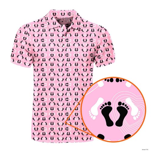 Feet Feet Missionary Position Funny Golf Polo Shirt Golf Tee 3D Print All - Picture 2 of 6