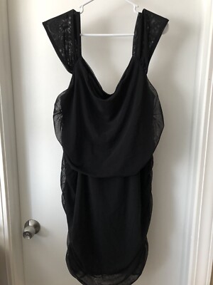 boohoo Plus mesh off the shoulder corset Mini dress black 20 Ruched Sexy |  eBay