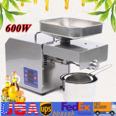 Commercial Olive Oil Press Extractor Stainless Steel Automatic Oil Press Machine