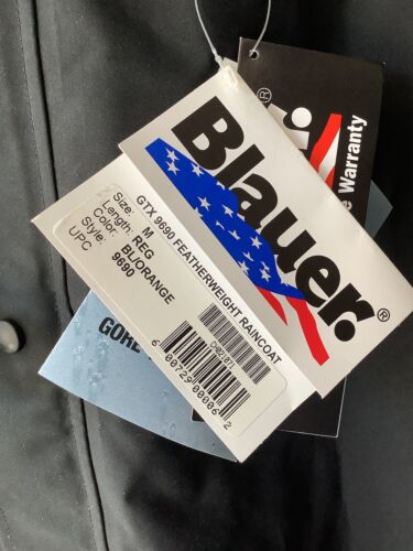 Blazer GoreTex Blk/Orange Reversible Rain Coat Sz. Med. NWT #9690 - Picture 2 of 11