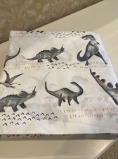 NEW Pottery Barn Kids Dinosaur Organic Full Size Flat Sheet